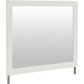 Savonport Mirror - White/Brown