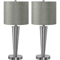 (Set of two) 24"H Table Lamp USB