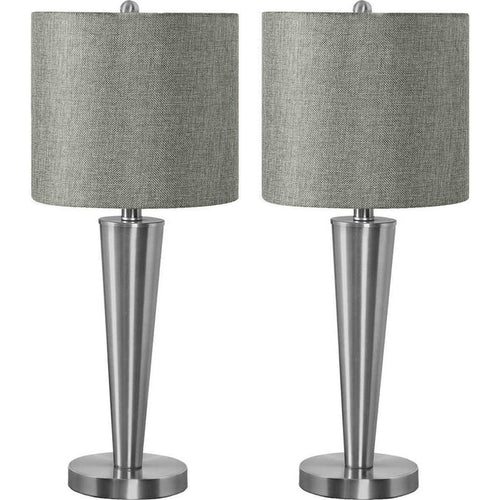 (Set of two) 24"H Table Lamp USB