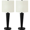 (Set of two) 24"H Table Lamp USB