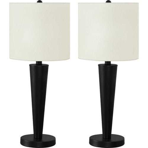 (Set of two) 24"H Table Lamp USB
