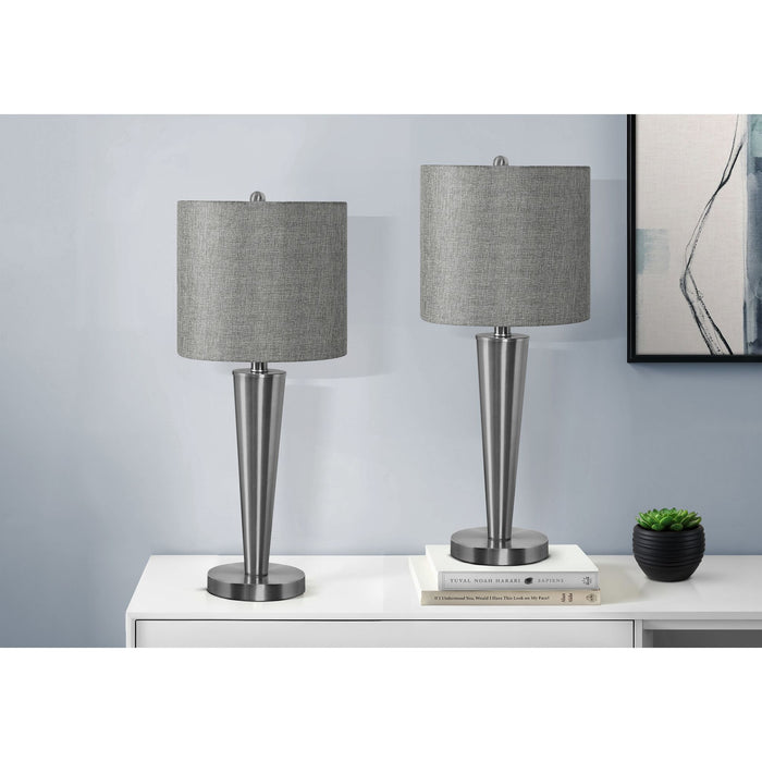 (Set of two) 24"H Table Lamp USB
