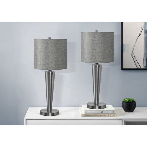 (Set of two) 24"H Table Lamp USB