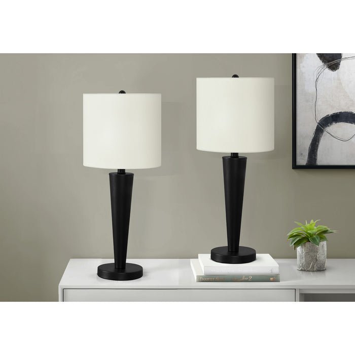 (Set of two) 24"H Table Lamp USB
