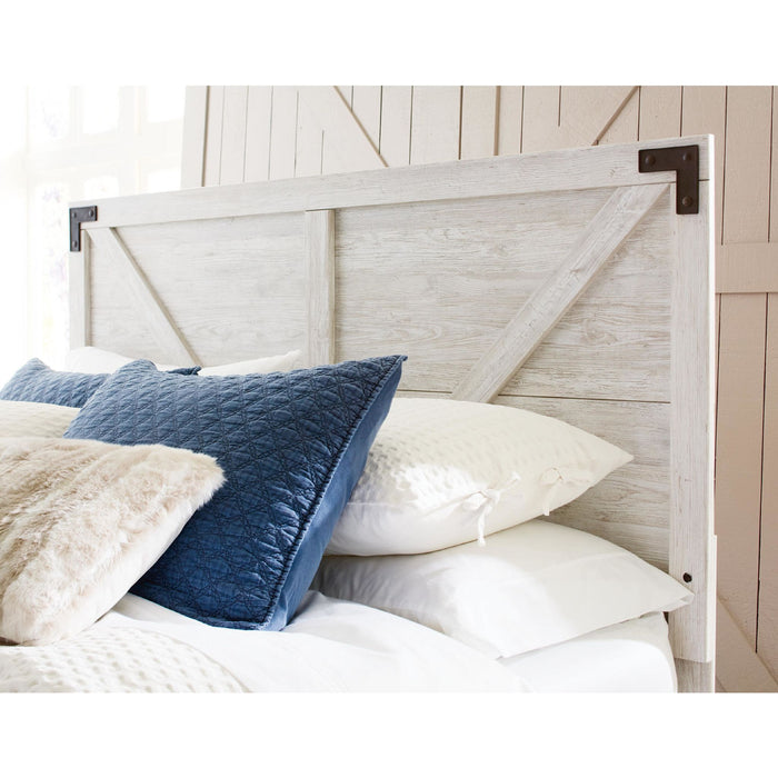 Shawburn Queen Panel Headboard - Whitewash