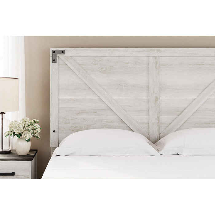 Shawburn Queen Panel Headboard - Whitewash