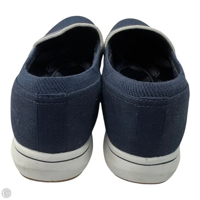 Shoes Athletic By Clarks In Blue & White, Size: 9.5