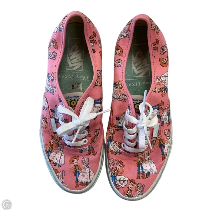 Shoes Athletic By Vans In Pink, Size: 8