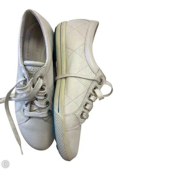 Shoes Flats By Ecco In White, Size: 6.5