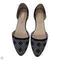 Shoes Flats By Isaac Mizrahi In Black & Silver, Size: 9.5