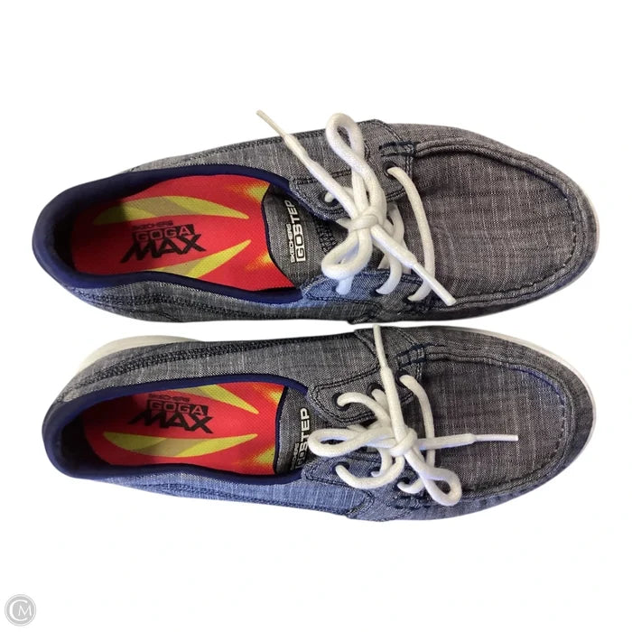 Shoes Flats By Skechers In Blue, Size: 6
