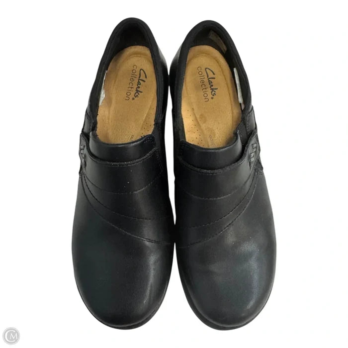 Shoes Heels Block By Clarks In Black, Size: 9