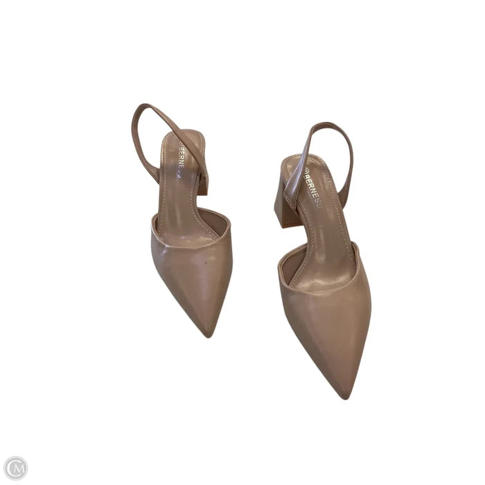 Shoes Heels Block By Clothes Mentor In Tan, Size: 10