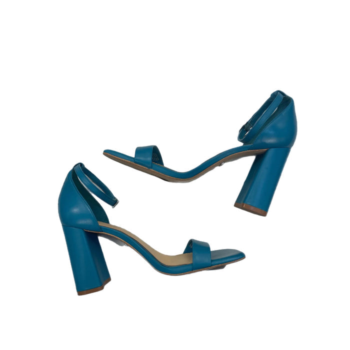 Shoes Heels Block By Gianni Bini In Blue, Size: 7.5