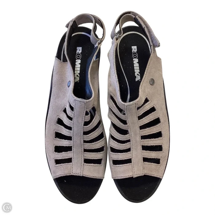 Shoes Heels Block By Romika In Tan, Size: 8.5