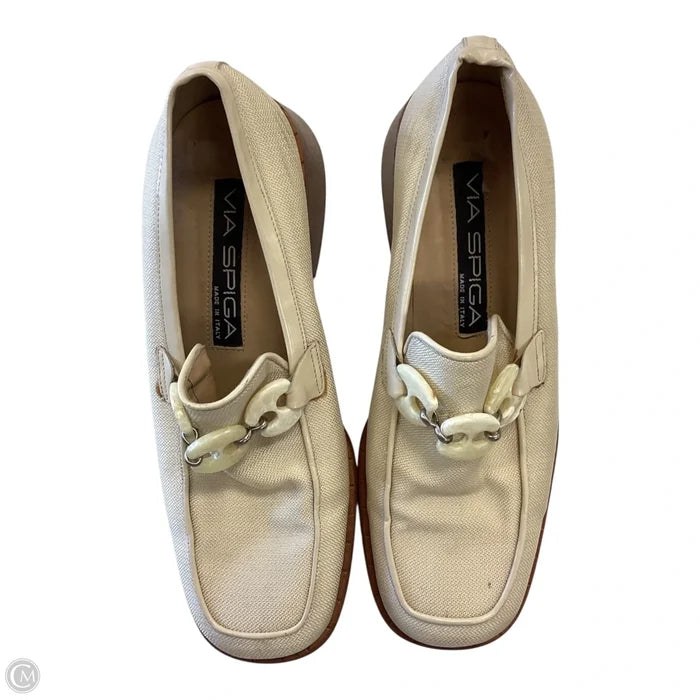 Shoes Heels Block By Via Spiga In Tan, Size: 5.5