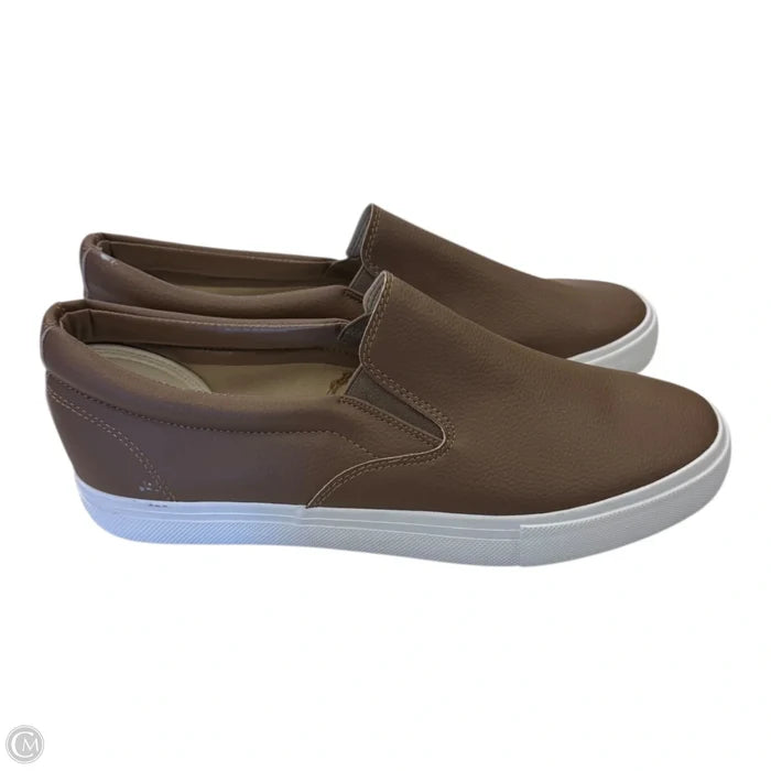 Shoes Heels Platform By Clothes Mentor In Brown, Size: 11