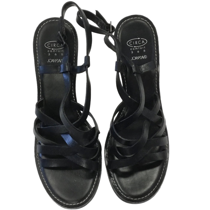 Shoes Heels Wedge By Circa Joan And David In Black, Size: 9