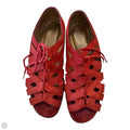 Shoes Heels Wedge By Clothes Mentor In Red, Size: 8.5
