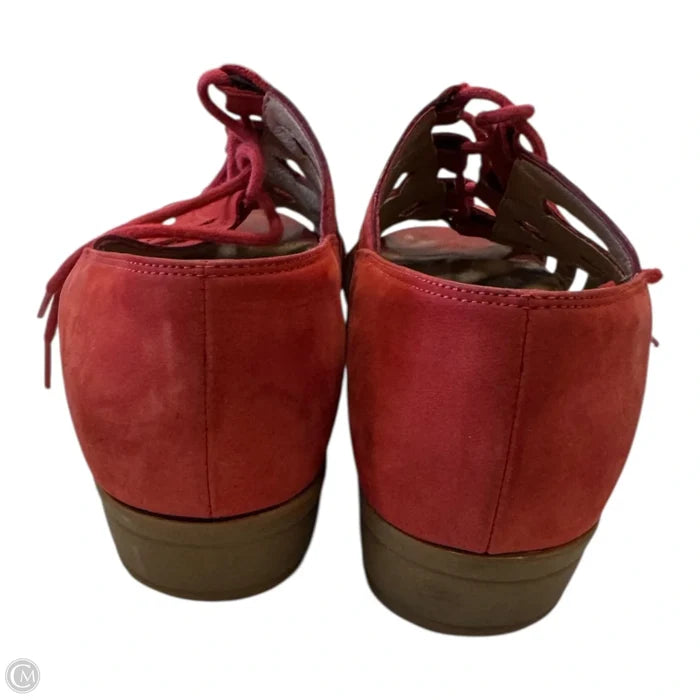 Shoes Heels Wedge By Clothes Mentor In Red, Size: 8.5