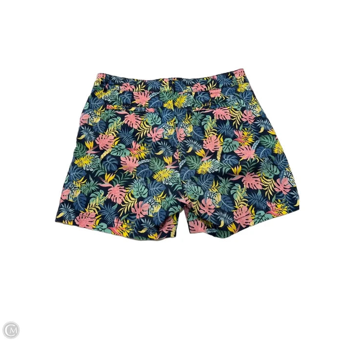 Shorts By Caribbean Joe In Tropical Print, Size: 10