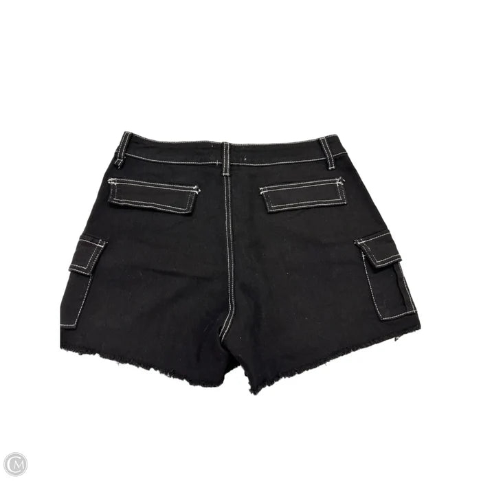 Shorts By Clothes Mentor In Black & White, Size: L