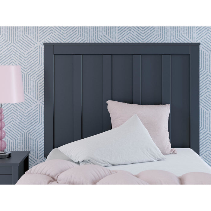 Simmenfort Panel Headboard - Navy Blue