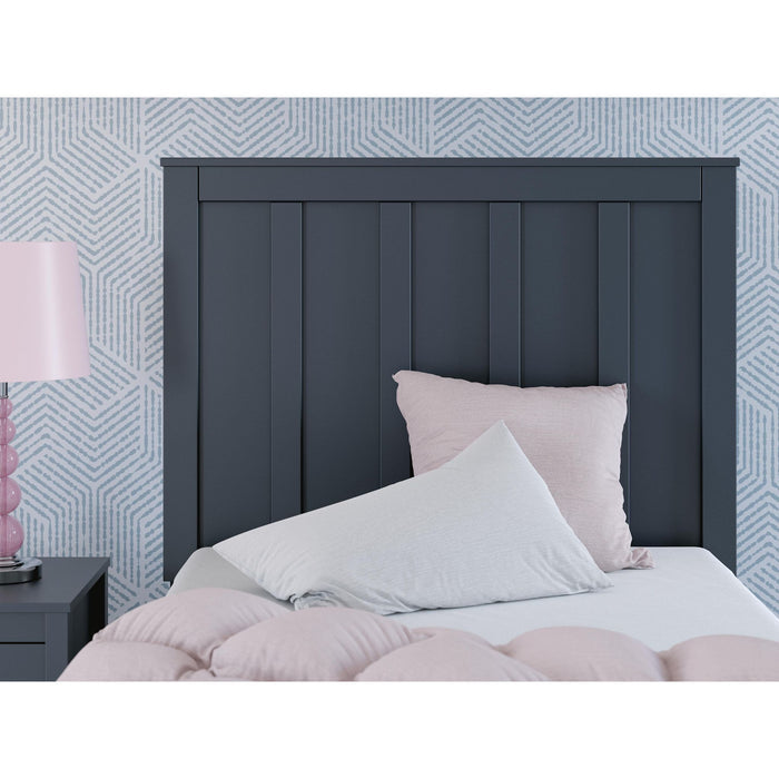 Simmenfort Panel Headboard - Navy Blue