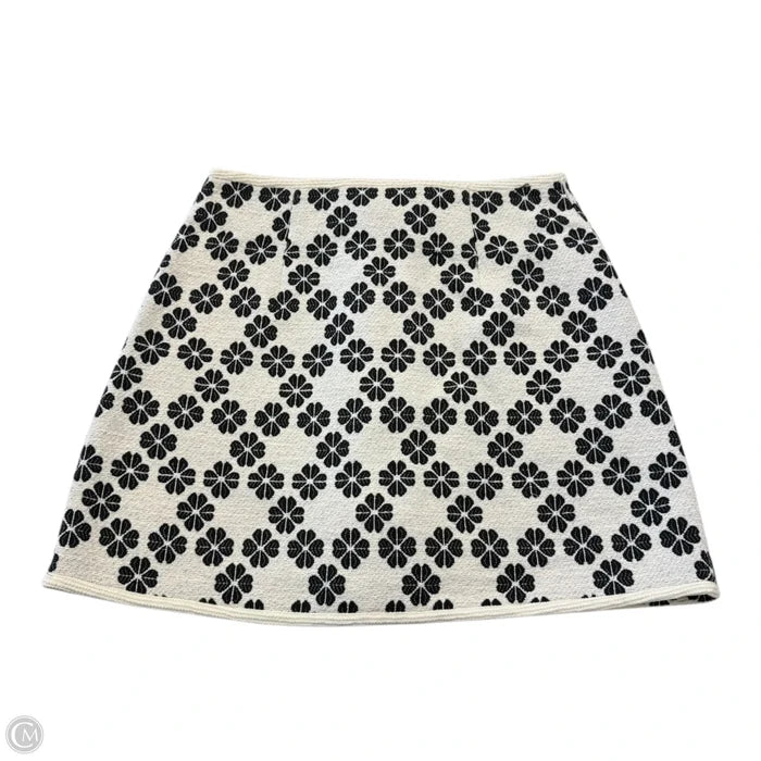 Skirt Designer By Kate Spade In Black & White, Size: 8