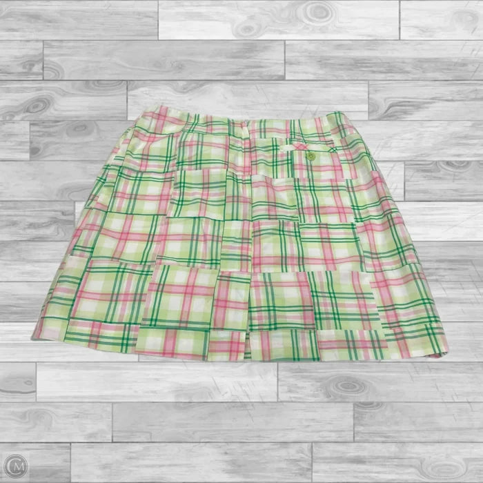Skirt Designer By Lilly Pulitzer In Plaid Pattern, Size: 6