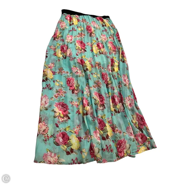 Skirt Maxi By Clothes Mentor In Floral Print, Size: Xl