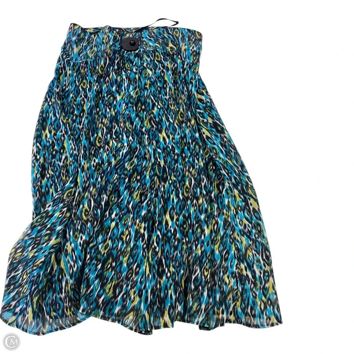Skirt Maxi By Jones Wear In Blue & Green, Size: 12
