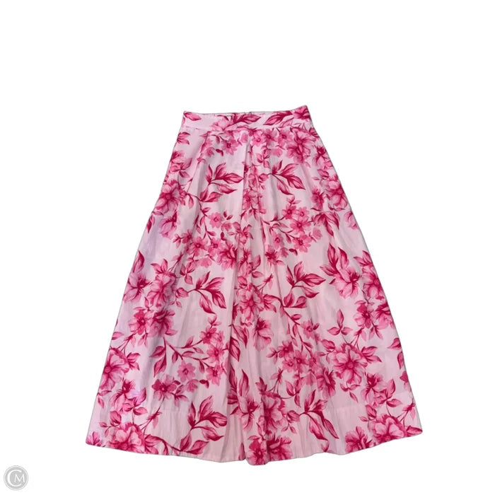 Skirt Maxi By Zara In Floral Print, Size: M