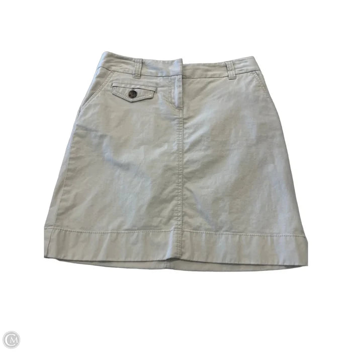 Skirt Midi By Ann Taylor In Tan, Size: 0