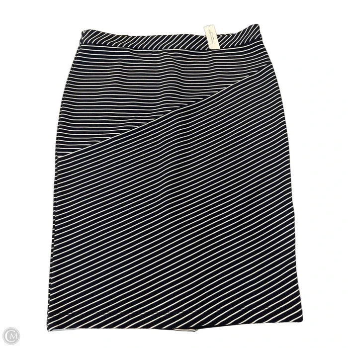 Skirt Midi By Banana Republic In Striped Pattern, Size: 16
