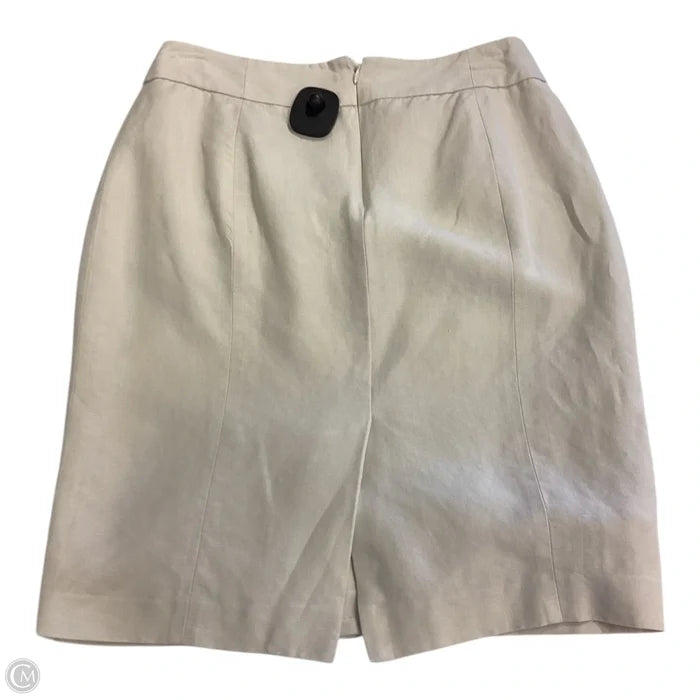 Skirt Midi By Calvin Klein In Beige, Size: 4