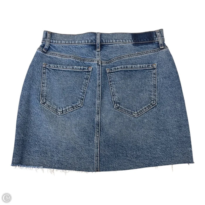 Skirt Mini & Short By Express In Blue Denim, Size: 6