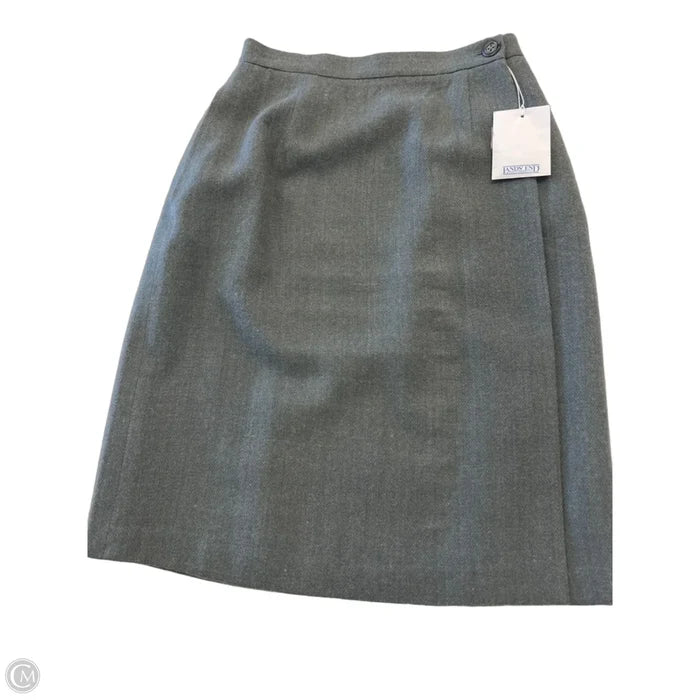 Skirt Mini & Short By Lands End In Grey, Size: 4