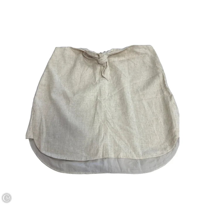 Skirt Mini & Short By Sunday In Brooklyn In Tan, Size: Xl