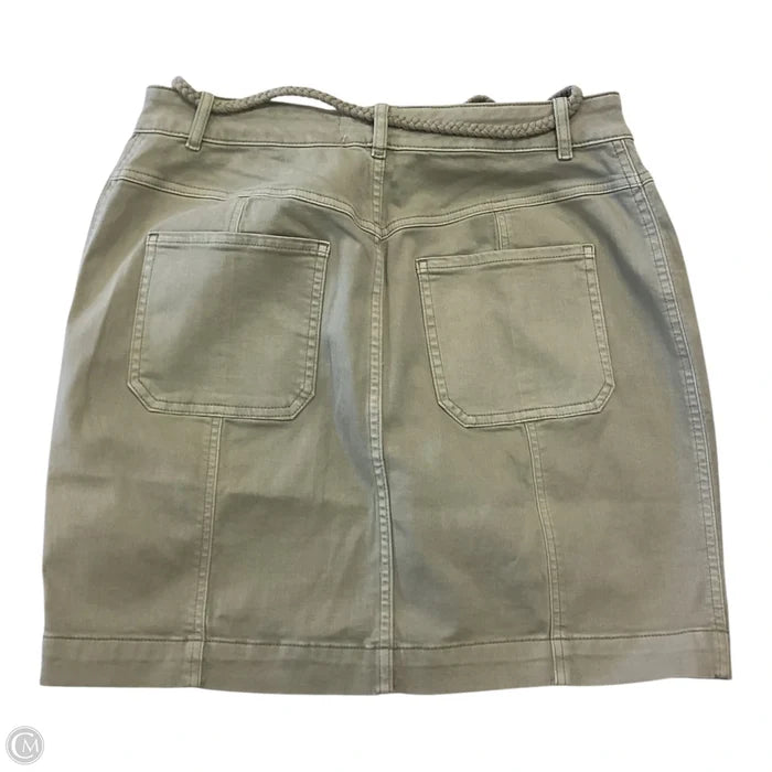 Skirt Mini & Short By White House Black Market In Green, Size: 10
