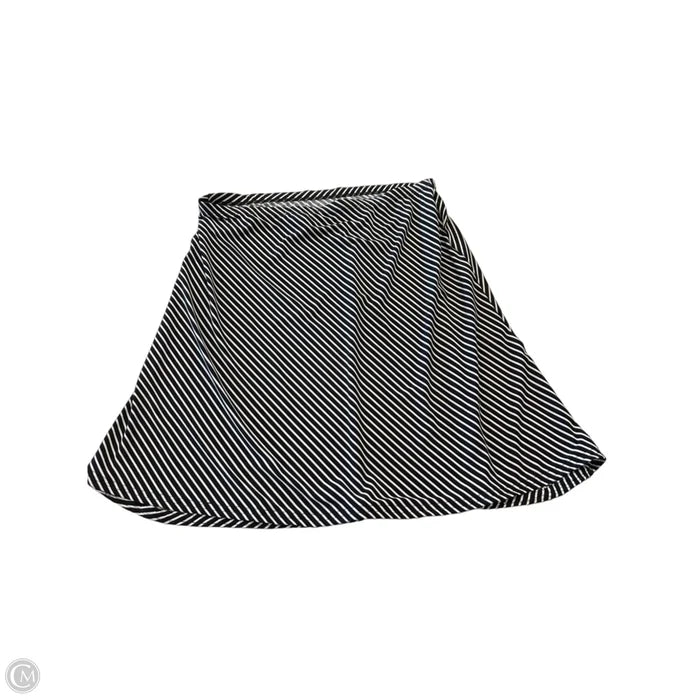 Skirt Mini & Short By White House Black Market In Striped Pattern, Size: L