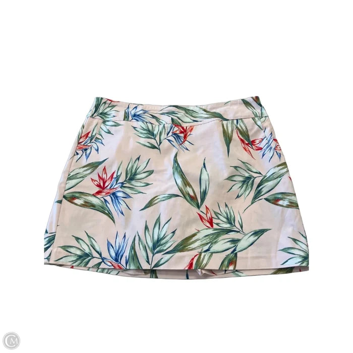 Skort By Zac And Rachel In Tropical Print, Size: 18