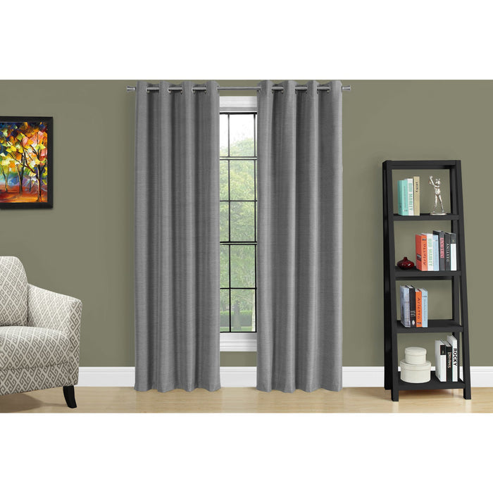 Solid Blackout Curtain Panel (Set of 2) - 52" x 95"
