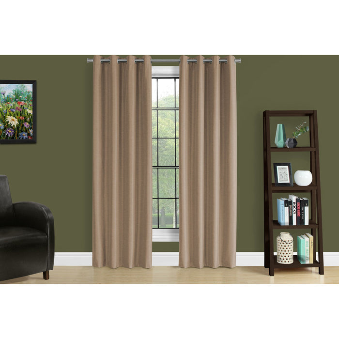 Solid Blackout Curtain Panel (Set of 2) - 52" x 95"