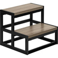 Stool - Dark Taupe/Black