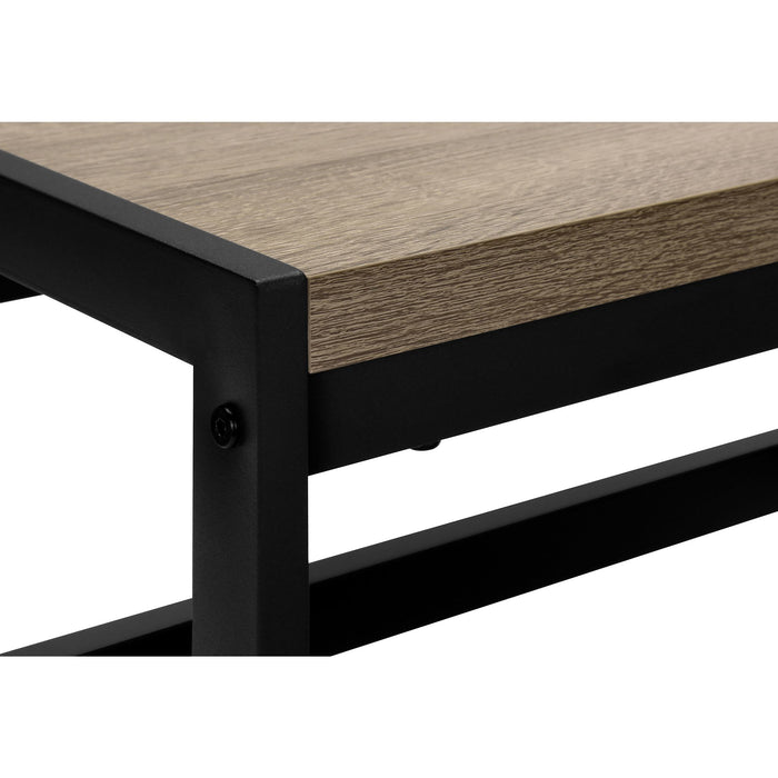 Stool - Dark Taupe/Black