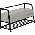 Storage Bench - Grey/Black