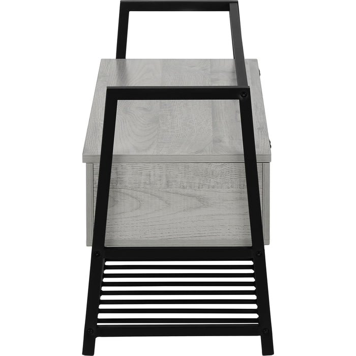 Storage Bench - Grey/Black