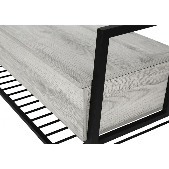 Storage Bench - Grey/Black