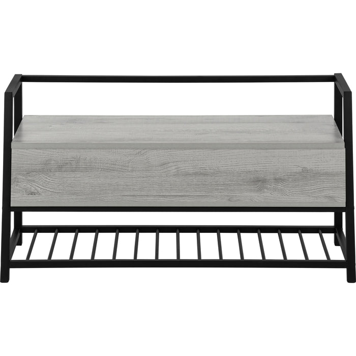 Storage Bench - Grey/Black
